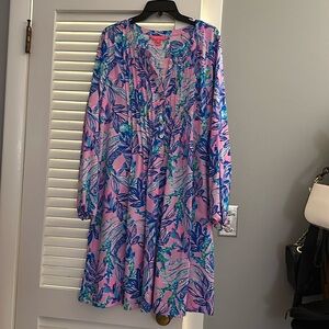 Lilly Pulitzer. Pink Print Dress